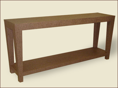 Catalog Item #100 Parsons Table with Shelf - Product ID 077-13